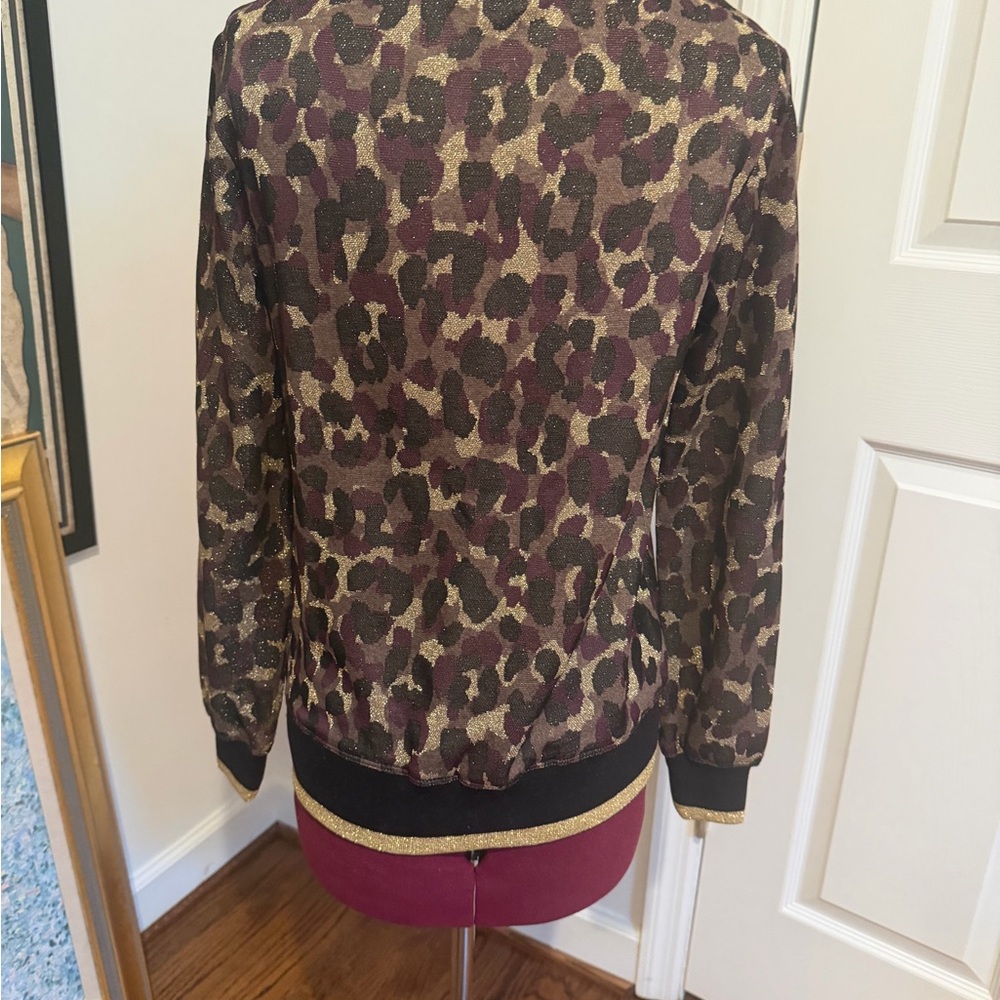 Trina Turk Black and Gold Sweater